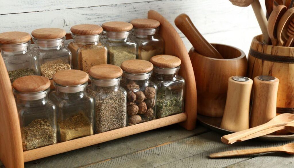 cooking spices in a jar