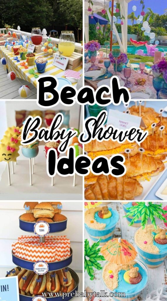 beach baby shower ideas