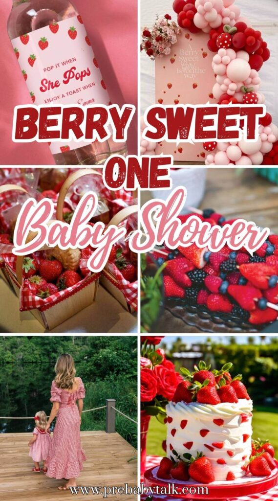 berry sweet one baby shower