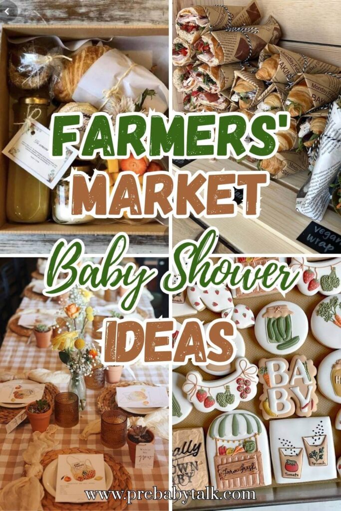 farmers' market fresh baby shower