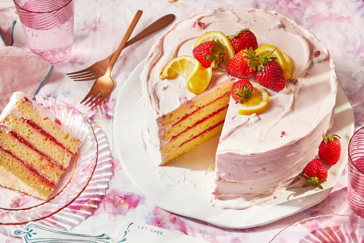 pink lemon cake