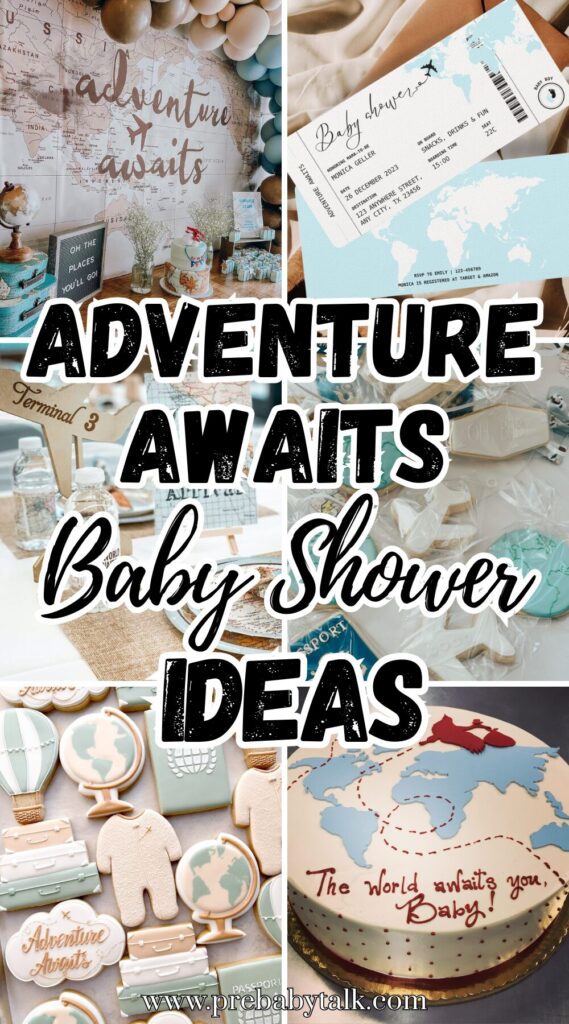 adventure awaits baby shower ideas