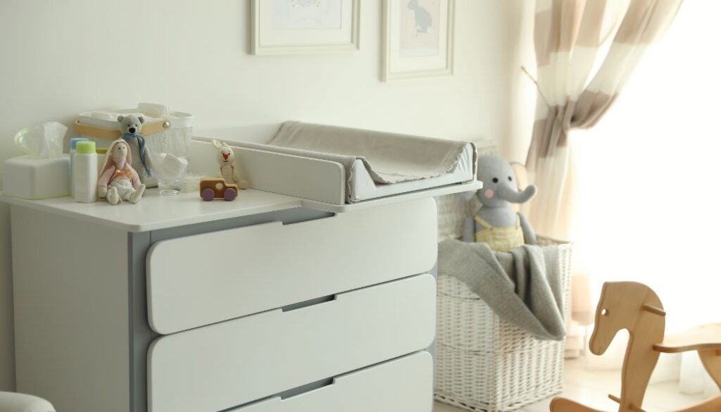 baby changing table