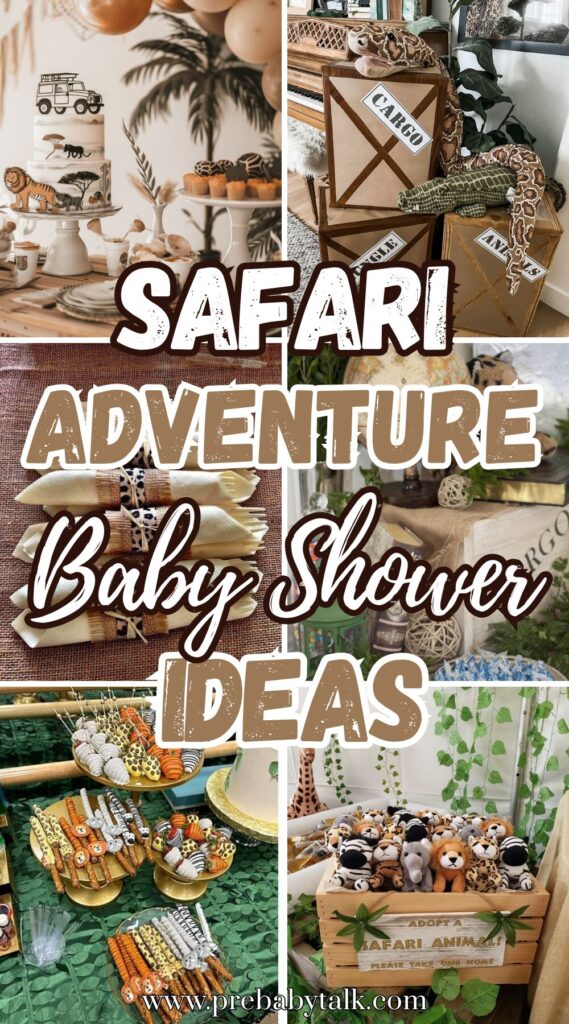 safari adventure baby shower ideas