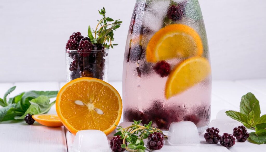 fruit infused water