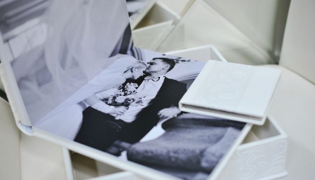 boho wedding photo album