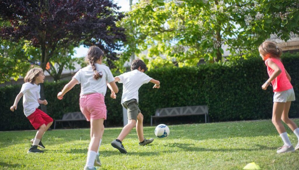 kids on a playground