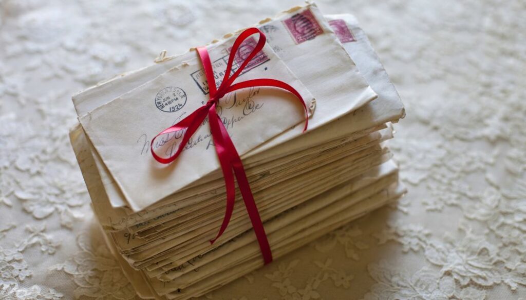 vintage love notes and letters