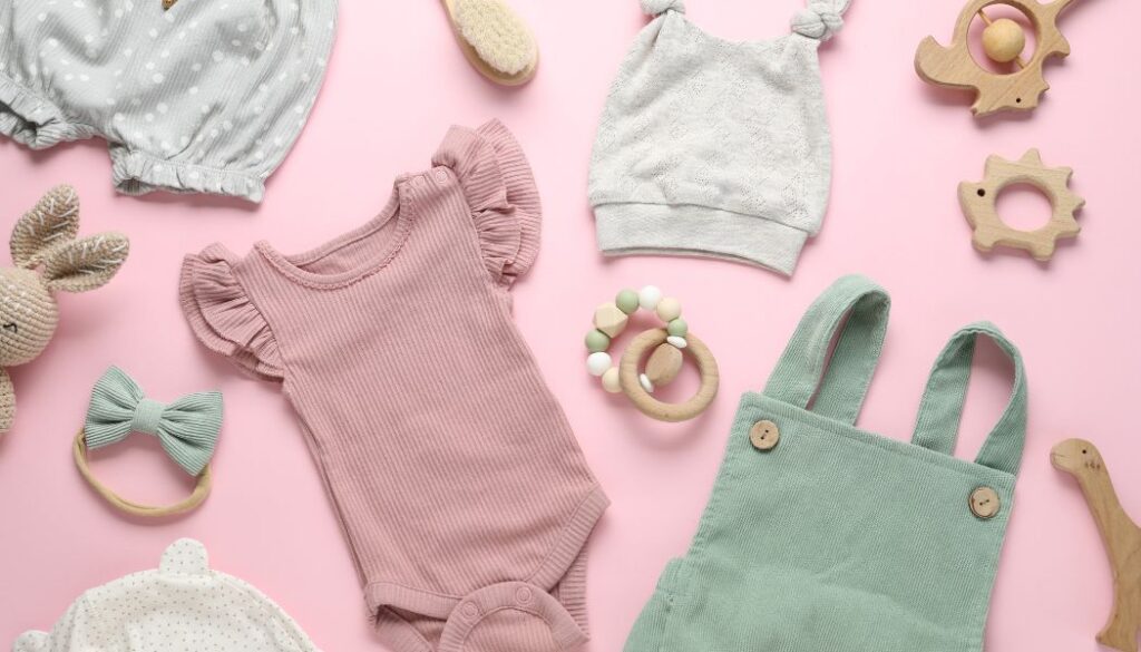 baby clothes and toys