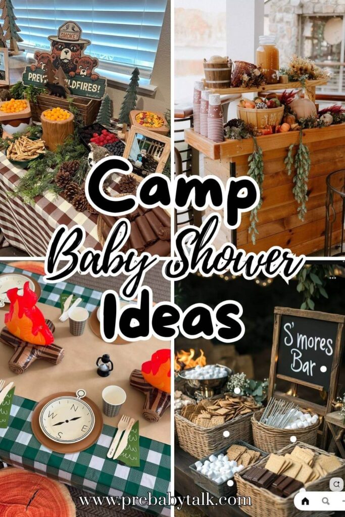 Camp Baby Shower (and more summer baby shower ideas)