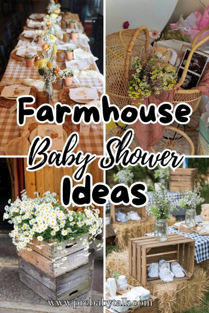 farmhouse baby shower ideas