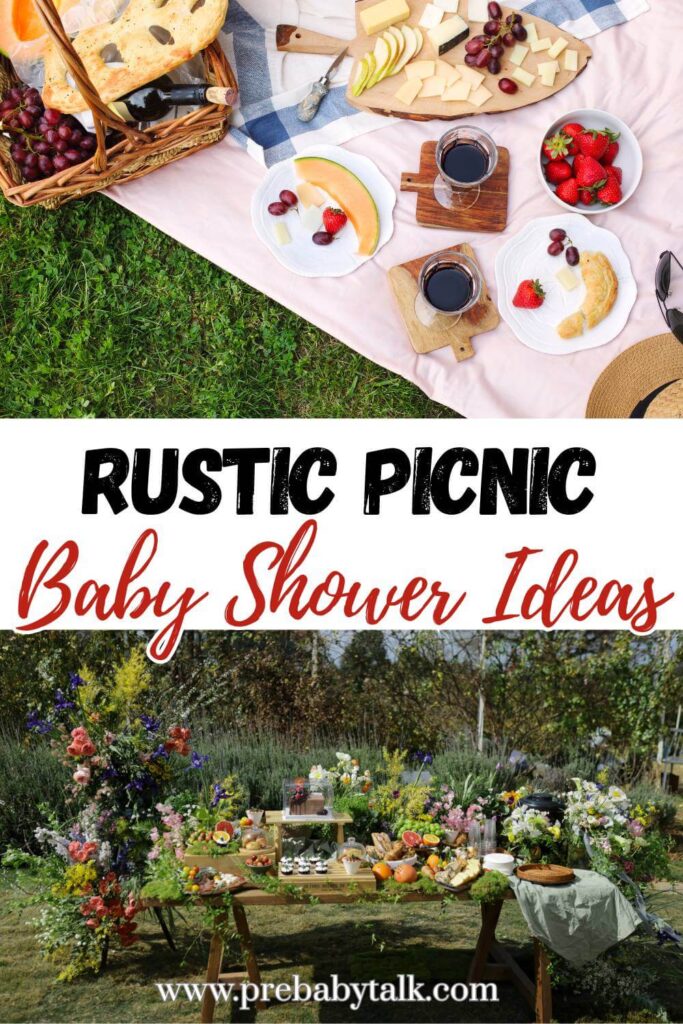 Rustic Picnic Baby Shower (and 4 more ideas)